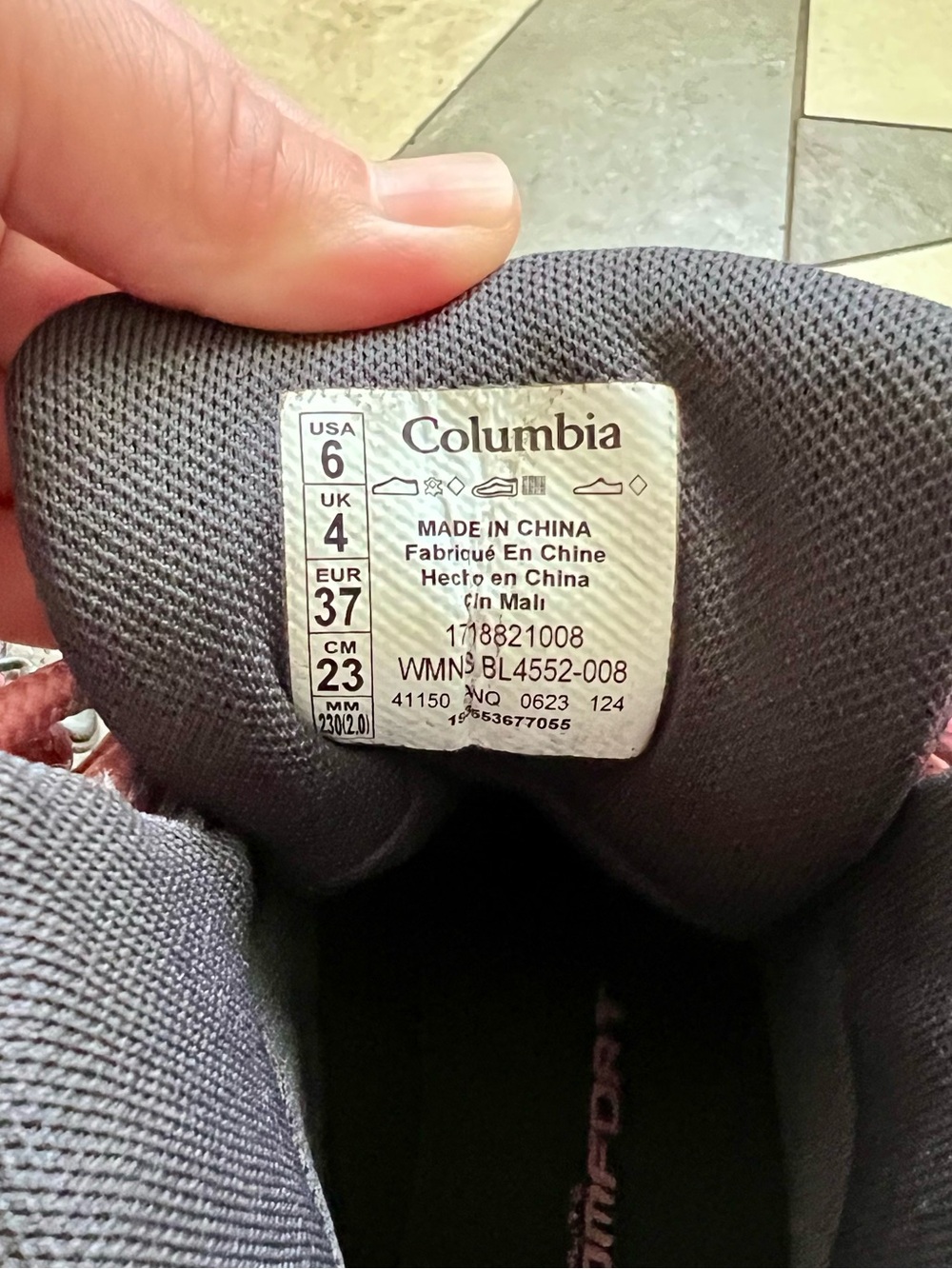 Columbia Newton Ridge Plus Waterproof Hiking Boots size 6 women - Picture 5 of 10